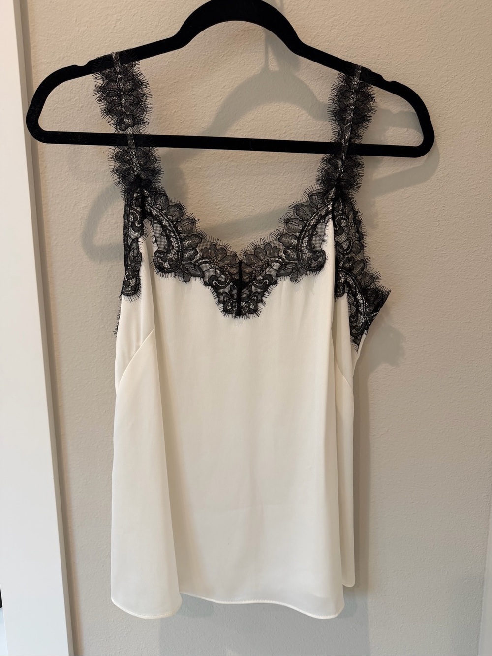 White House Black Market Lace-Trimmed Cami